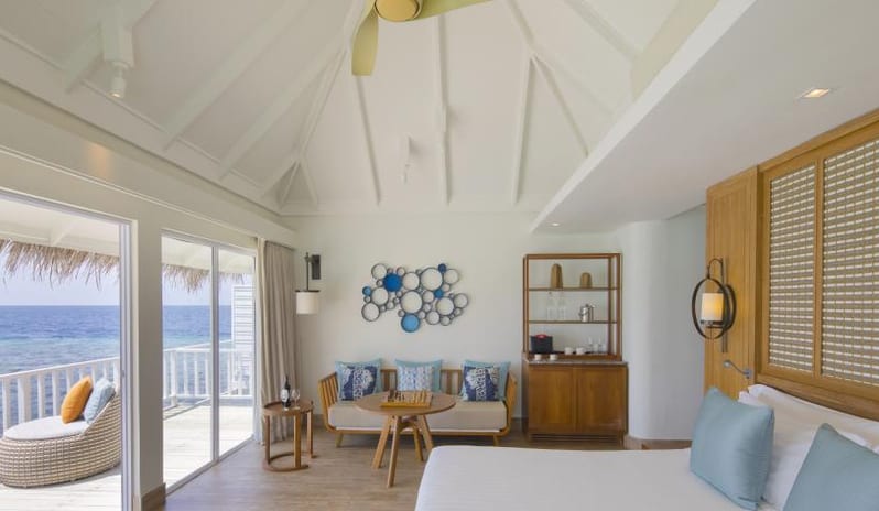 Centara Grand Island Maldives - Family Overwater Villa with Kids Bedroom -  View